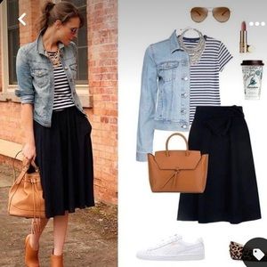 J.CREW - Academy Pleated Skirt